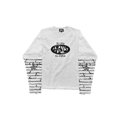 WALL HUSTLER LONGSLEEVE [WHITE]