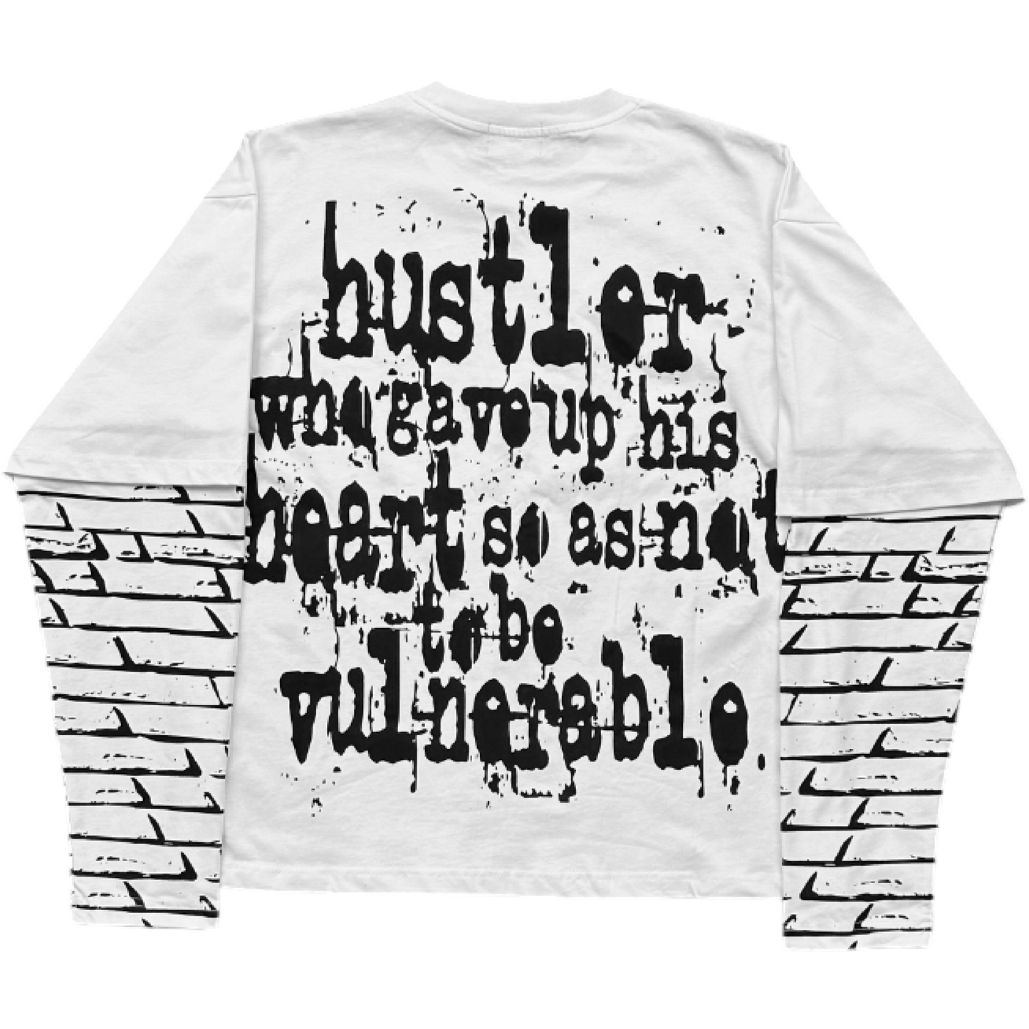 WALL HUSTLER LONGSLEEVE [WHITE]